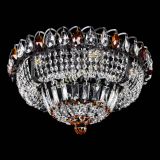 Люстра Кольцо Классика Черная с чайными подвесками в Самаре Люстра Кольцо Классика Черная с чайными подвесками в Самаре