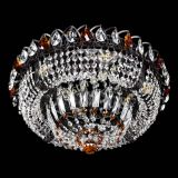 Люстра Кольцо Классика Черная с чайными подвесками в Самаре Люстра Кольцо Классика Черная с чайными подвесками в Самаре