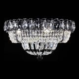 Люстра Кольцо Классика Черная с черными подвесками в Самаре