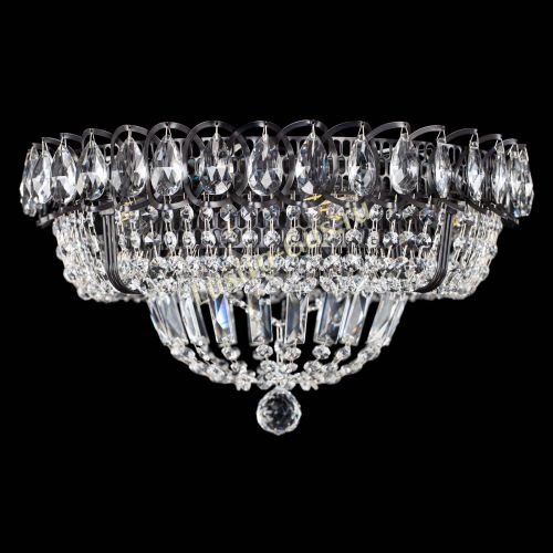 Люстра Кольцо Классика Черная в Самаре Гусь Хрустальный