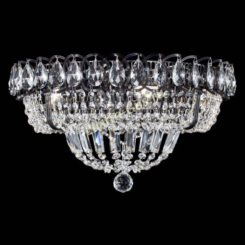 Люстра Кольцо Классика Черная в Самаре Гусь Хрустальный