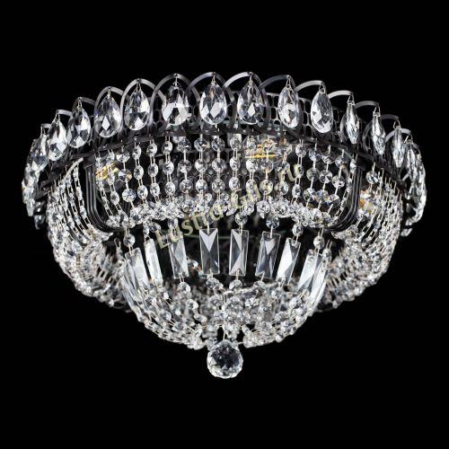 Люстра Кольцо Классика Черная в Самаре Гусь Хрустальный