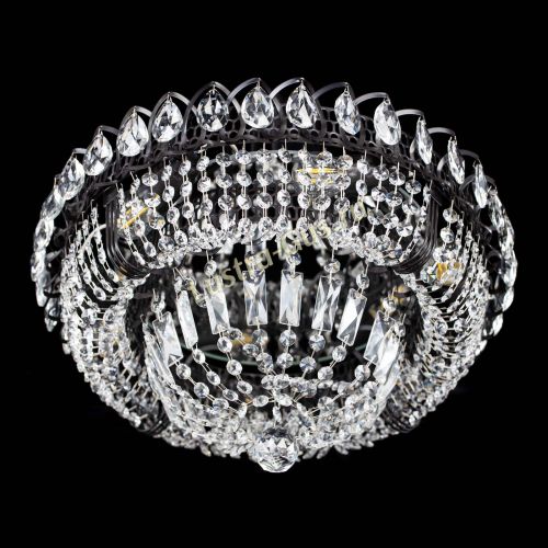 Люстра Кольцо Классика Черная в Самаре Гусь Хрустальный