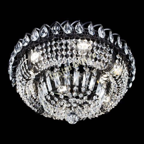 Люстра Кольцо Классика Черная в Самаре Гусь Хрустальный