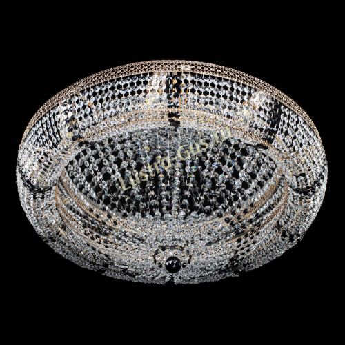 Люстра Кольцо Классика Венеция черная в Самаре Гусь Хрустальный