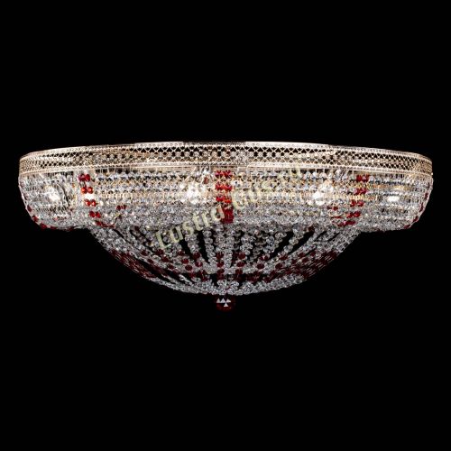 Люстра Кольцо Классика Венеция красная в Самаре Гусь Хрустальный