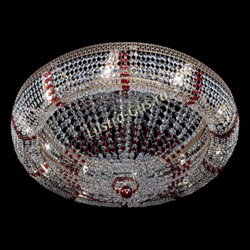 Люстра Кольцо Классика Венеция красная в Самаре Гусь Хрустальный