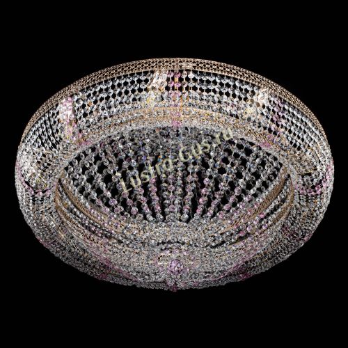 Люстра Кольцо Классика Венеция розовая в Самаре Гусь Хрустальный