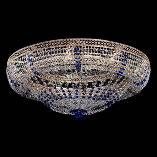 Люстра Кольцо Классика Венеция синяя в Самаре Гусь Хрустальный