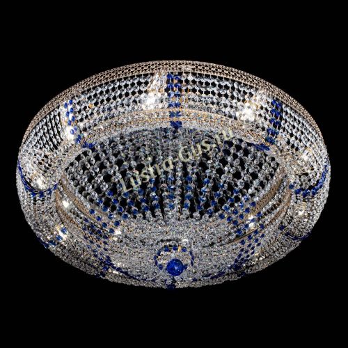 Люстра Кольцо Классика Венеция синяя в Самаре Гусь Хрустальный