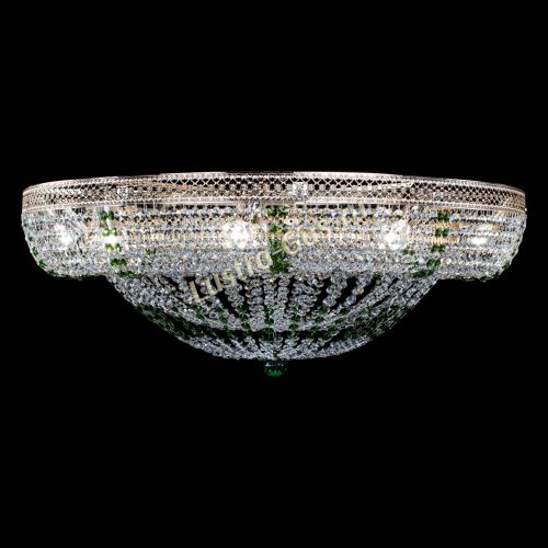 Люстра Кольцо Классика Венеция зеленая в Самаре Гусь Хрустальный