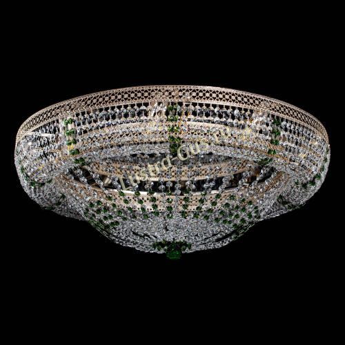 Люстра Кольцо Классика Венеция зеленая в Самаре Гусь Хрустальный