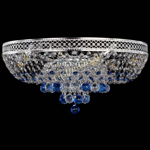 Люстра Кольцо Венеция №44 синяя в Самаре Гусь Хрустальный