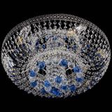 Люстра Кольцо Венеция №44 синяя в Самаре