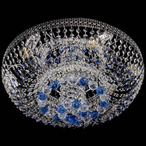 Люстра Кольцо Венеция №44 синяя в Самаре Гусь Хрустальный