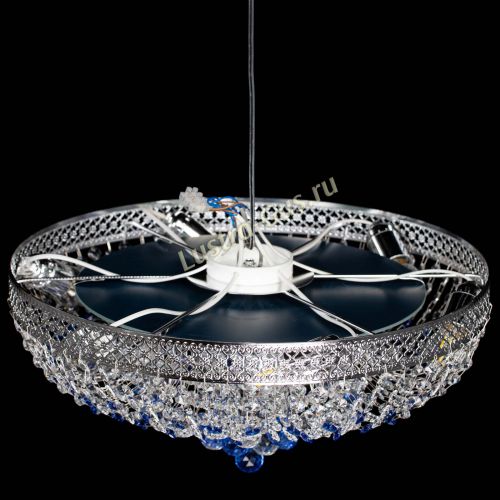 Люстра Кольцо Венеция №44 синяя в Самаре Гусь Хрустальный
