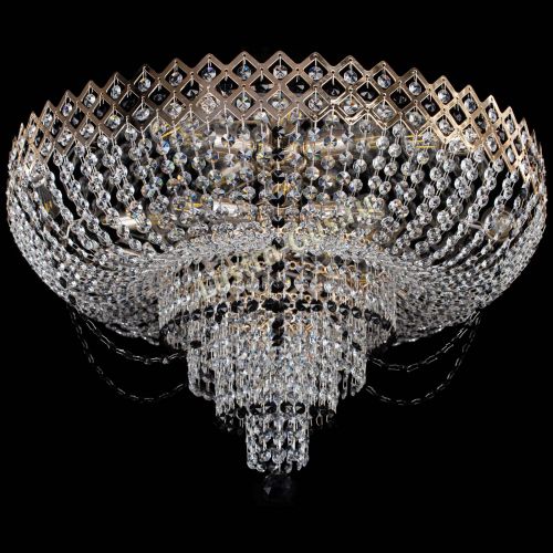 Люстра Корона №11 черная в Самаре Гусь Хрустальный