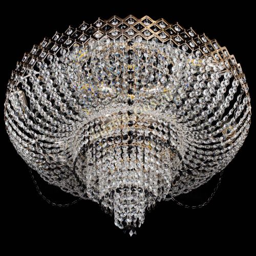 Люстра Корона №11 черная в Самаре Гусь Хрустальный