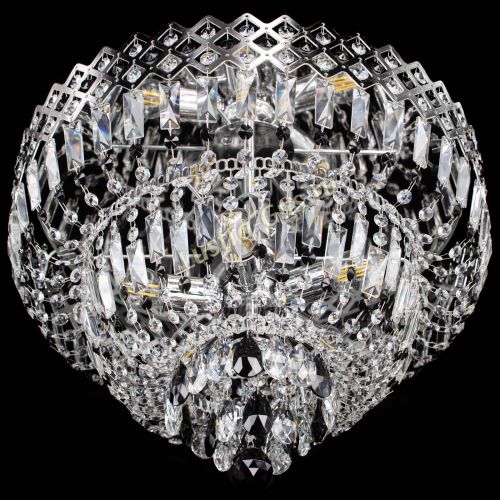 Люстра Корона №5 черная в Самаре Гусь Хрустальный