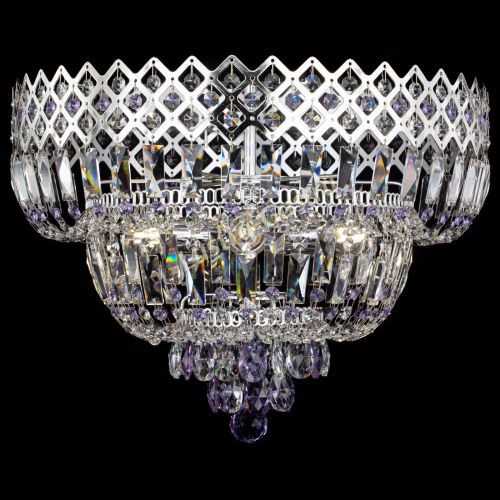 Люстра Корона №5 фиолетовая в Самаре Гусь Хрустальный
