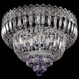 Люстра Корона №5 фиолетовая в Самаре