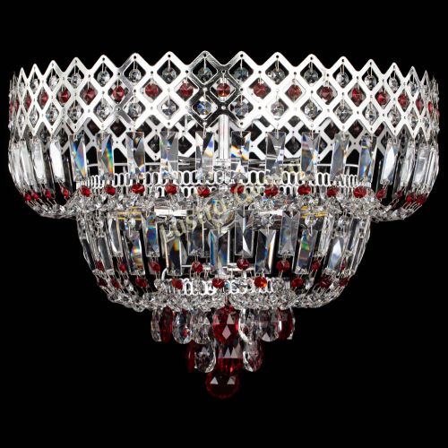 Люстра Корона №5 красная в Самаре Гусь Хрустальный