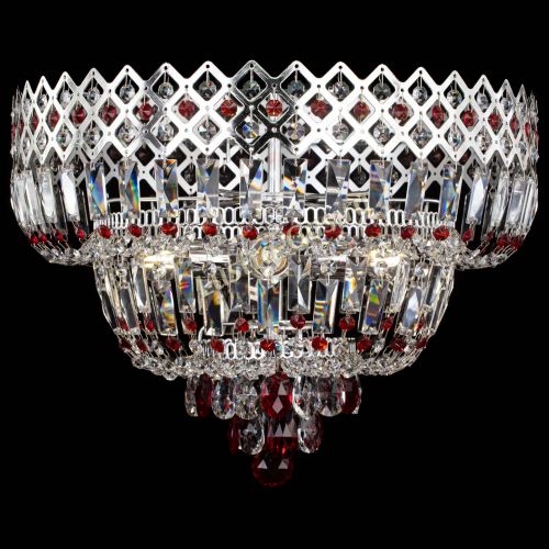 Люстра Корона №5 красная в Самаре Гусь Хрустальный