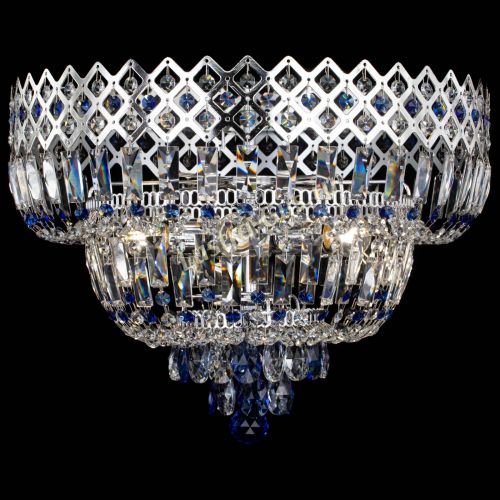 Люстра Корона №5 синяя в Самаре Гусь Хрустальный