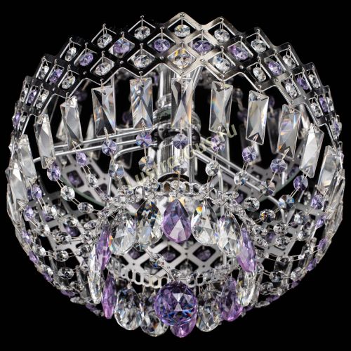 Люстра Корона пластинка №1 фиолетовая в Самаре Гусь Хрустальный