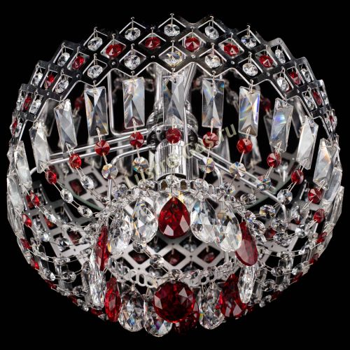 Люстра Корона пластинка №1 красная в Самаре Гусь Хрустальный