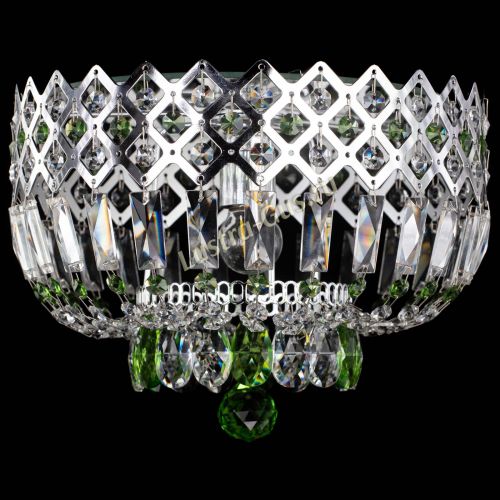 Люстра Корона пластинка №1 зеленая в Самаре Гусь Хрустальный