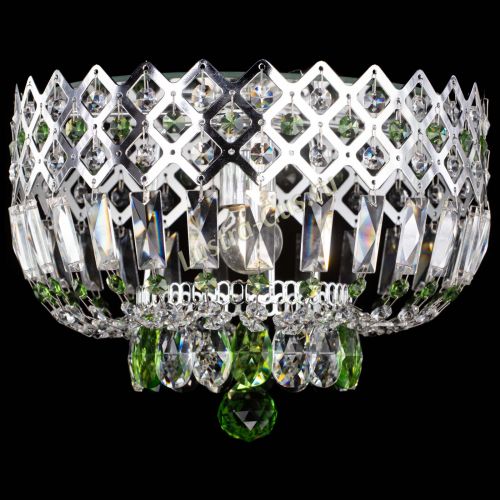 Люстра Корона пластинка №1 зеленая в Самаре Гусь Хрустальный