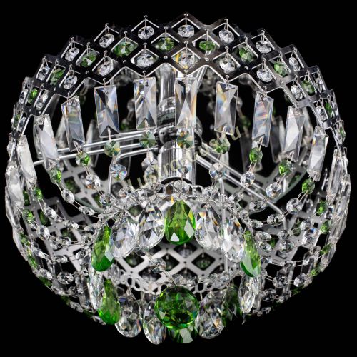 Люстра Корона пластинка №1 зеленая в Самаре Гусь Хрустальный