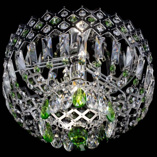 Люстра Корона пластинка №1 зеленая в Самаре Гусь Хрустальный