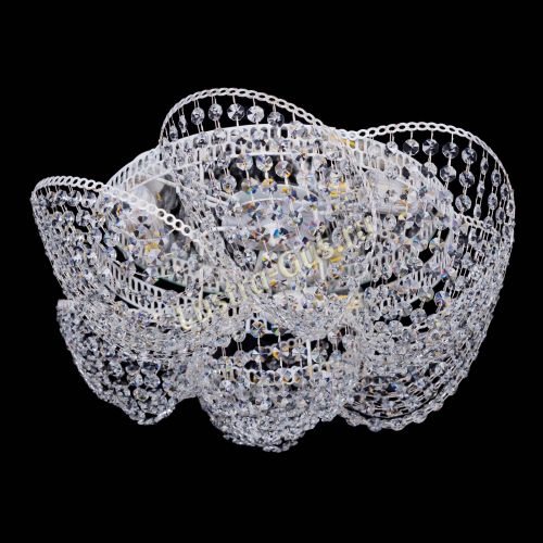 Люстра Космея №3 Белая в Самаре Гусь Хрустальный