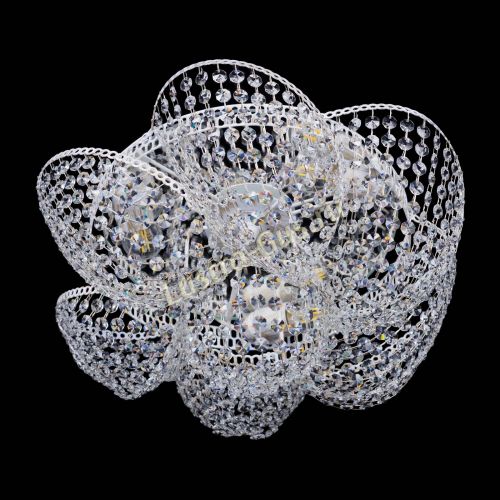 Люстра Космея №3 Белая в Самаре Гусь Хрустальный