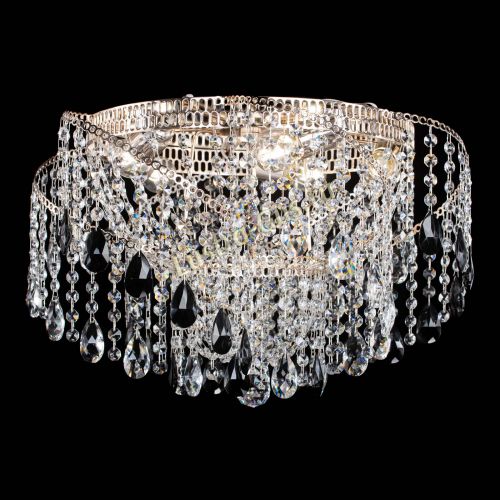 Люстра Космея №4 черная в Самаре Гусь Хрустальный