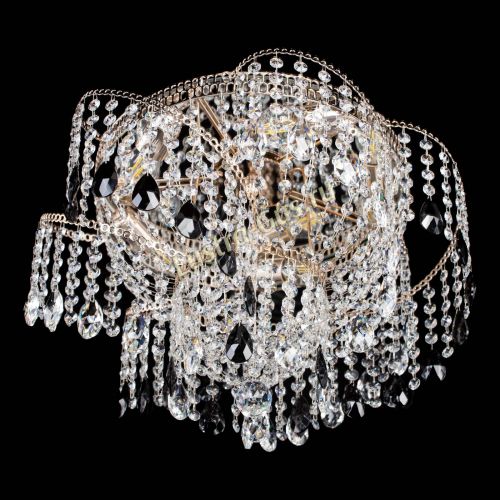 Люстра Космея №4 черная в Самаре Гусь Хрустальный