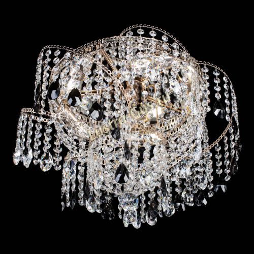 Люстра Космея №4 черная в Самаре Гусь Хрустальный