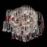 Люстра Космея №4 красная в Самаре