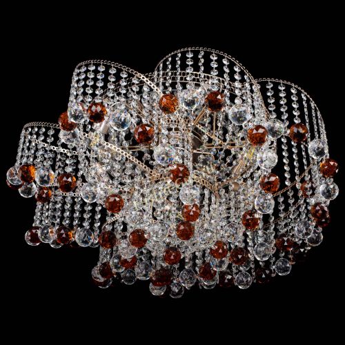 Люстра Космея №6 шар 40 мм чайная в Самаре Гусь Хрустальный