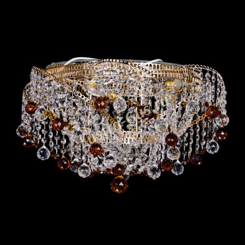 Люстра Космея шар 40 мм чайная в Самаре Гусь Хрустальный