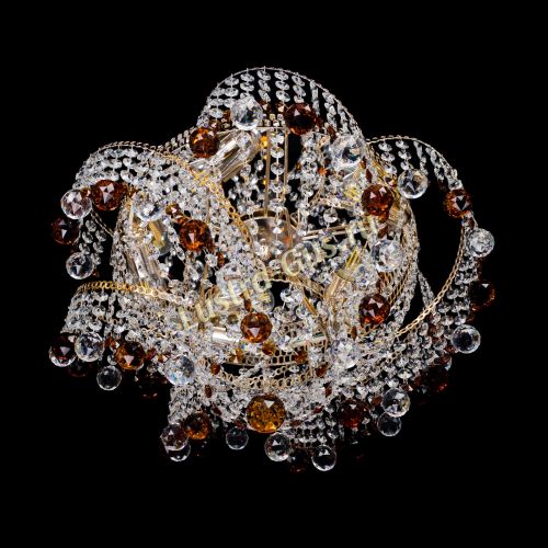 Люстра Космея шар 40 мм чайная в Самаре Гусь Хрустальный