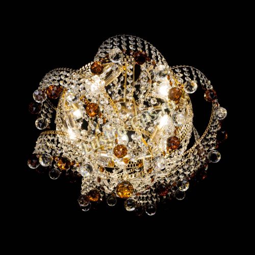 Люстра Космея шар 40 мм чайная в Самаре Гусь Хрустальный