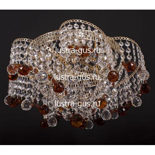 Люстра Космос шар 40 мм чайная в Самаре Гусь Хрустальный