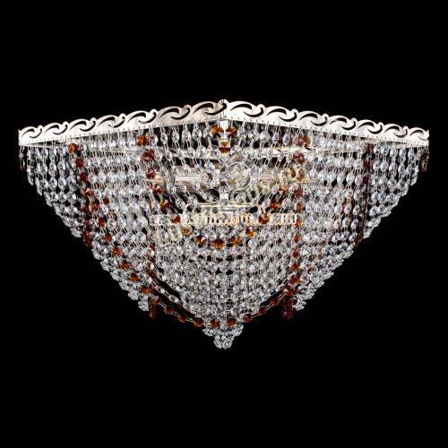 Люстра Квадрат Бриз чайная в Самаре Гусь Хрустальный