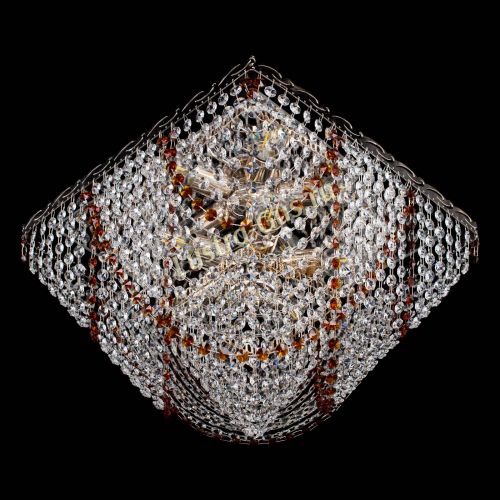 Люстра Квадрат Бриз чайная в Самаре Гусь Хрустальный