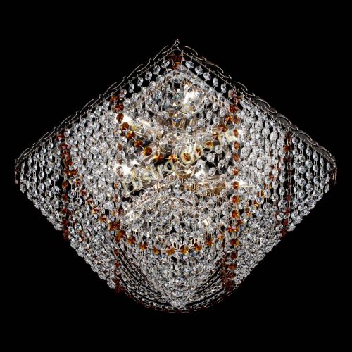 Люстра Квадрат Бриз чайная в Самаре Гусь Хрустальный