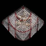 Люстра Квадрат Бриз красная в Самаре