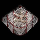 Люстра Квадрат Бриз красная в Самаре